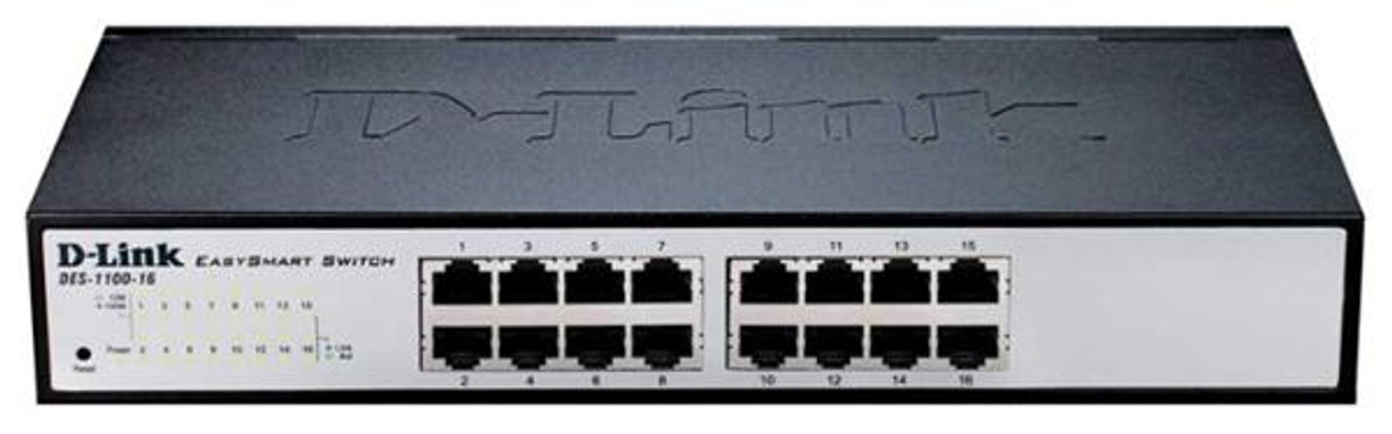 DES-1100-16 D-Link 16-Ports EasySmart Network Ethernet Switch (Refurbished)