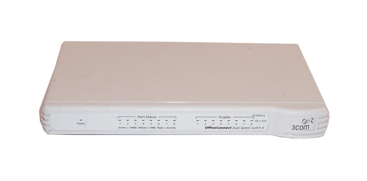 3C16791A-JPN HP 3Com OfficeConnect Dual Speed Switch 8 (Refurbished)