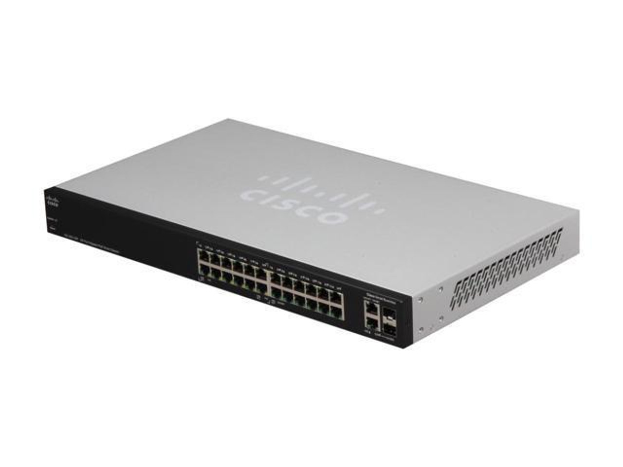 SLM2024PTEU Cisco Switch/24-Ports 10/100/1000 Gigabit PoE (Refurbished)