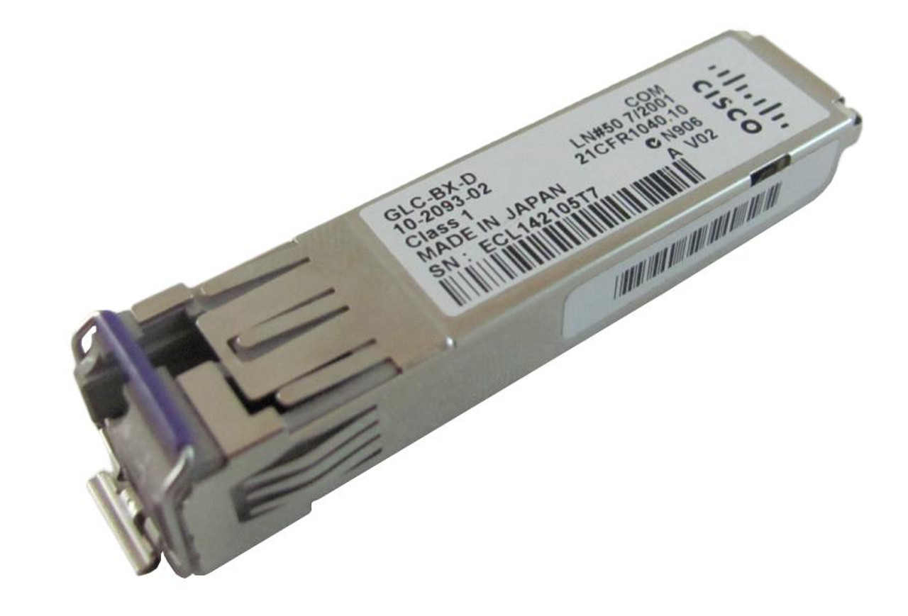 GLC-BX-U70 Cisco 1Gbps 1000BASE-BX10-U Upstream Bidirectional Single Fiber with DOM SFP Transceiver Module (Refurbished)