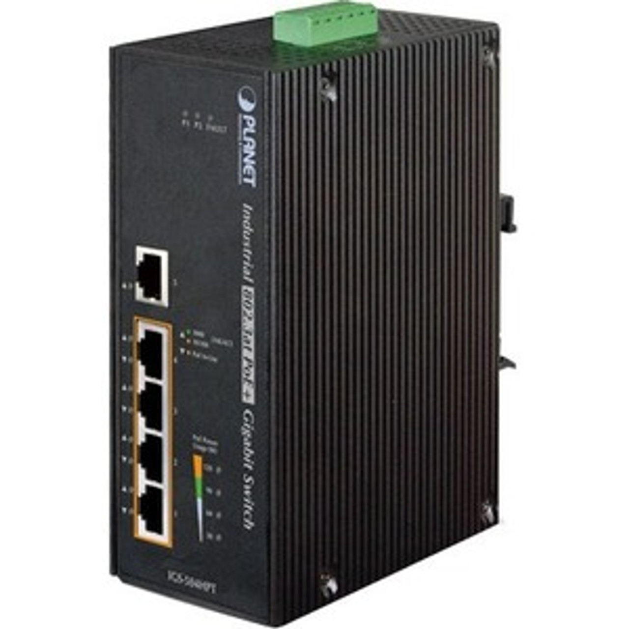 IGS-504HPT Planet Technology IP30 5-Port Gigabit Switch with 4-Port 802.3AT POE+ (Refurbished)