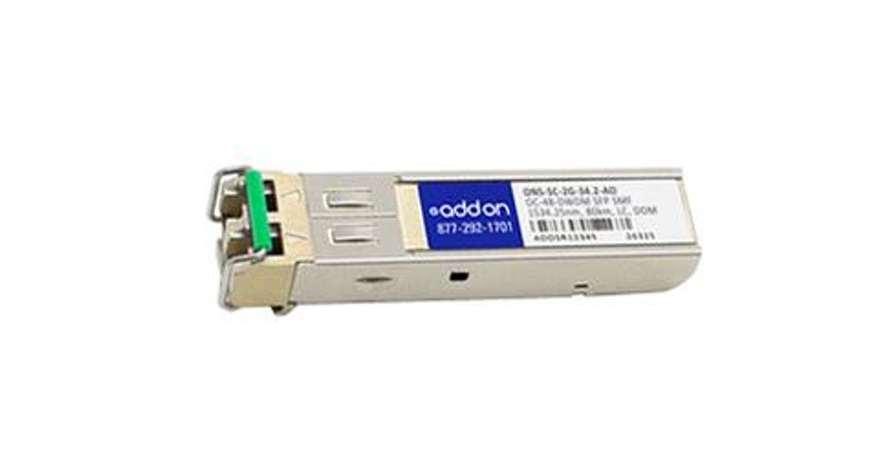 ONSSC2G342AO ADDONICS OC-48 OC-48-DWDM Single-Mode Fiber 80km 1534.25nm LC Connector SFP Transceiver Module Cisco Compatible