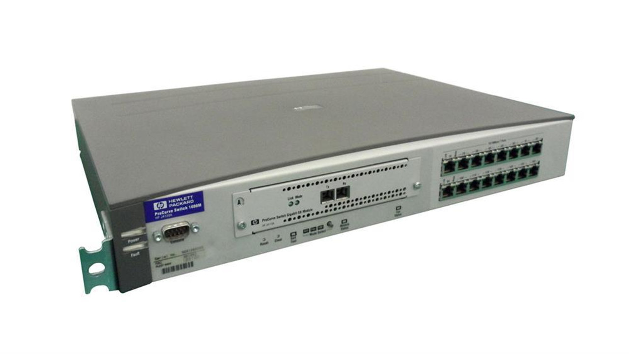 J4120-69001 HP ProCurve Switch 16-Ports RJ-45 1600M Fast Ethernet 10/100MBps Rack Mountable (Refurbished)