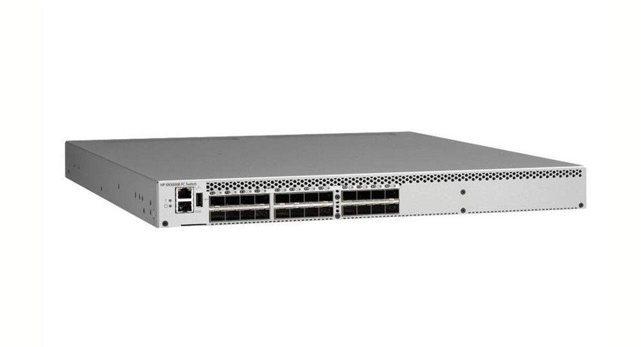 QW938AR HP SN3000B 24-Ports RJ-45 10Base-T/100Base-TX 16Gbps Manageable Rack-Mountable Switch (Refurbished)