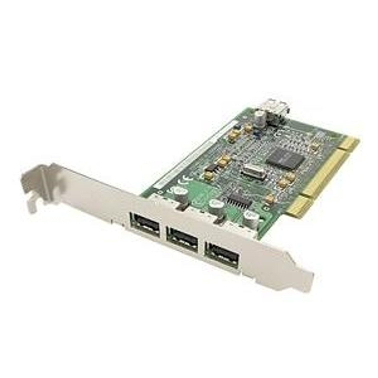 1923800 Adaptec 4 Port USB 2.0 PCI Card Adaptec Connect 3100LP for PC/MAC USB Adapter 3 x 4-pin Type A USB 2.0, 1 x 4-pin USB 2.0 Plug-in Card