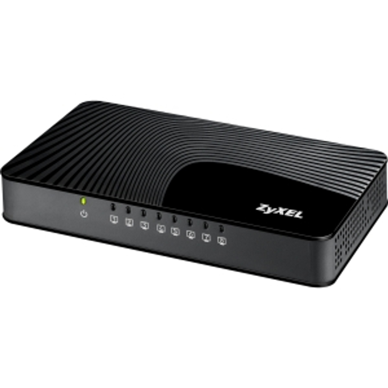 GS108S Zyxel 8-Ports Desktop Gigabit Ethernet Media Switch 8 Ports 8 x RJ-45 10/100/1000Base-T Desktop (Refurbished)