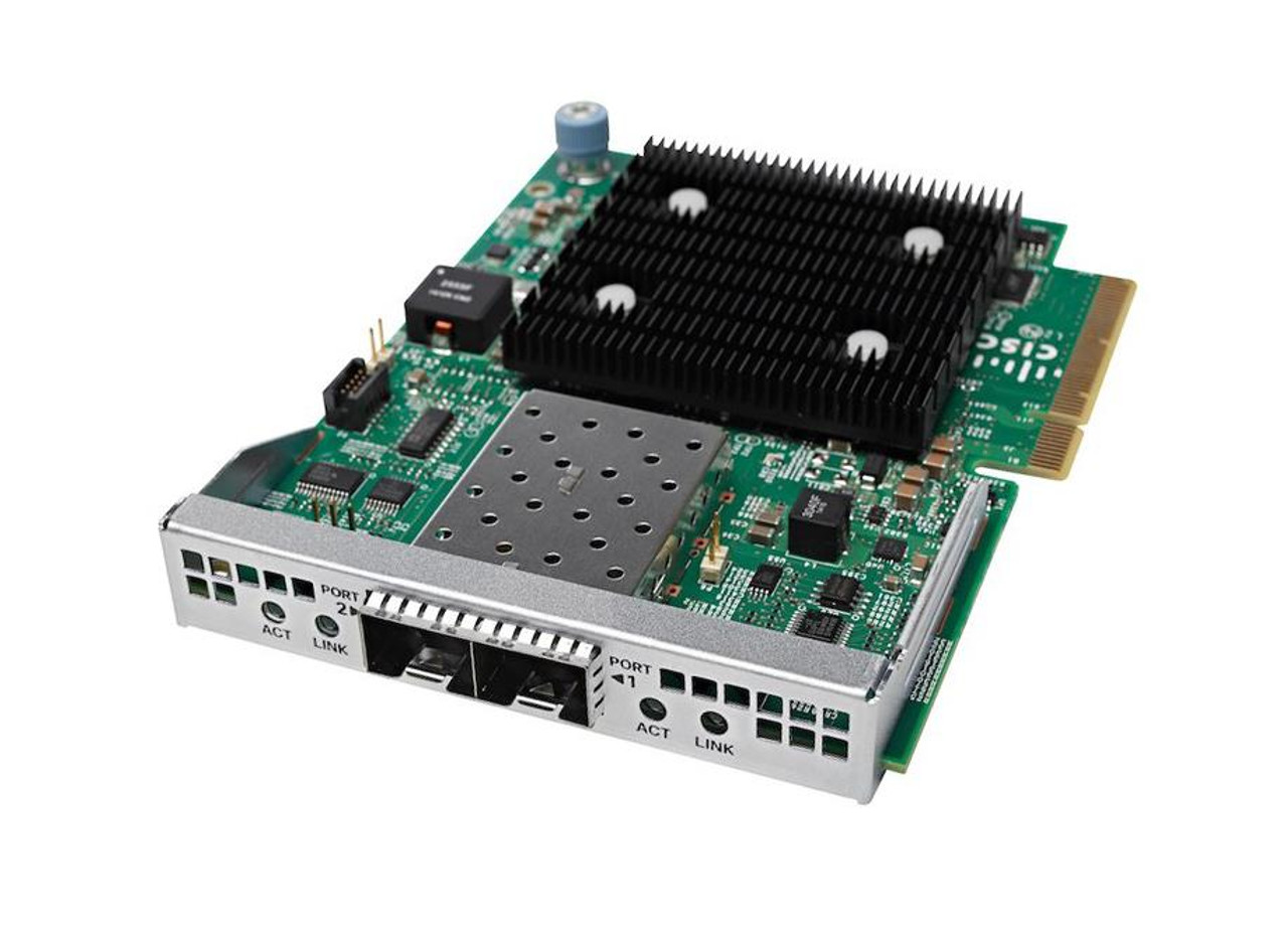 UCSC-MLOM-CSC-02= Cisco UCS VIC1227 VIC MLOM Dual-Ports 10Gbps SFP+ Network Adapter (Refurbished)