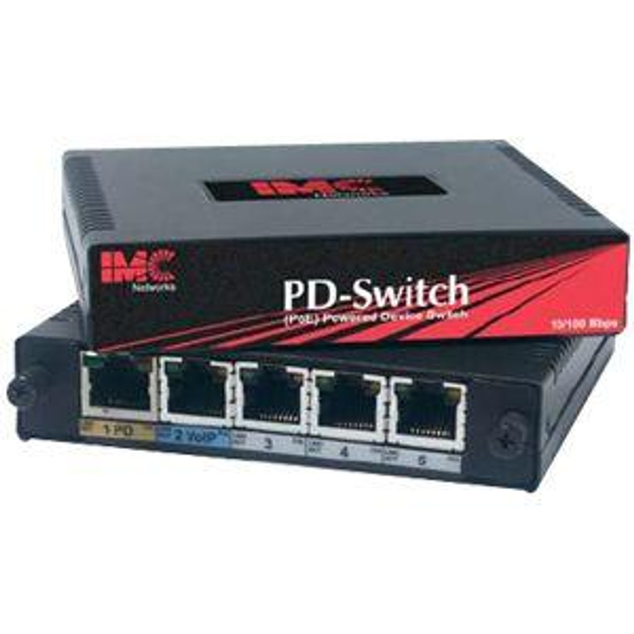 852-16470 IMC 4-Port Ethernet Switch with PoE 2 x 10/100Base-TX, 1 x 10/100Base-TX, 1 x 100Base-FX (Refurbished)