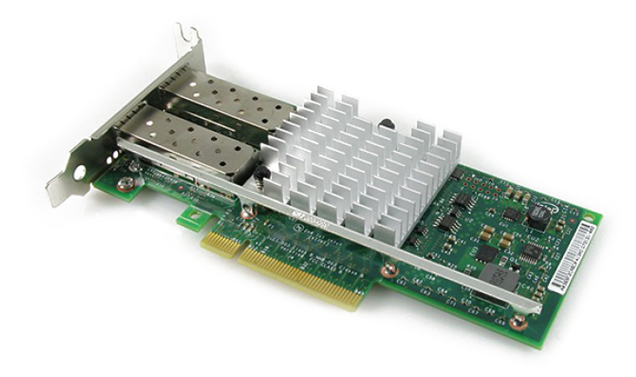 JP1JR Dell Dual-Ports SFP+ 10Gbps 10 Gigabit Ethernet PCI Express 2.0 x8 Converged Server Network Adapter by Intel