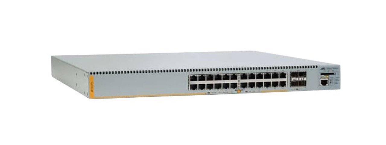 AT-x610-24Ts-POE Allied Telesis 24-Ports PoE Gigabit Advanged Layer 3 Switch with 4 SFP Ports (Refurbished)