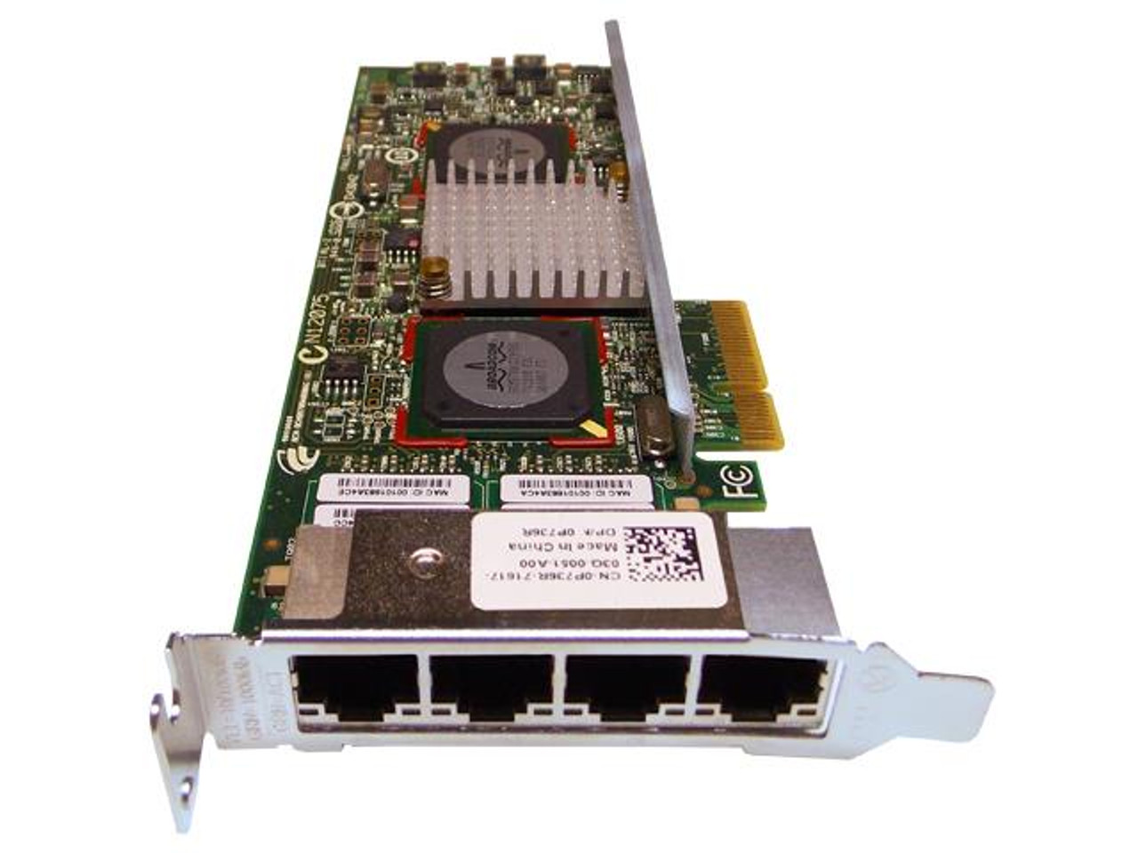 P736R Dell Broadcom 5709 4-Ports 1Gbps PCI Express x4 Low-Profile Network Interface Card