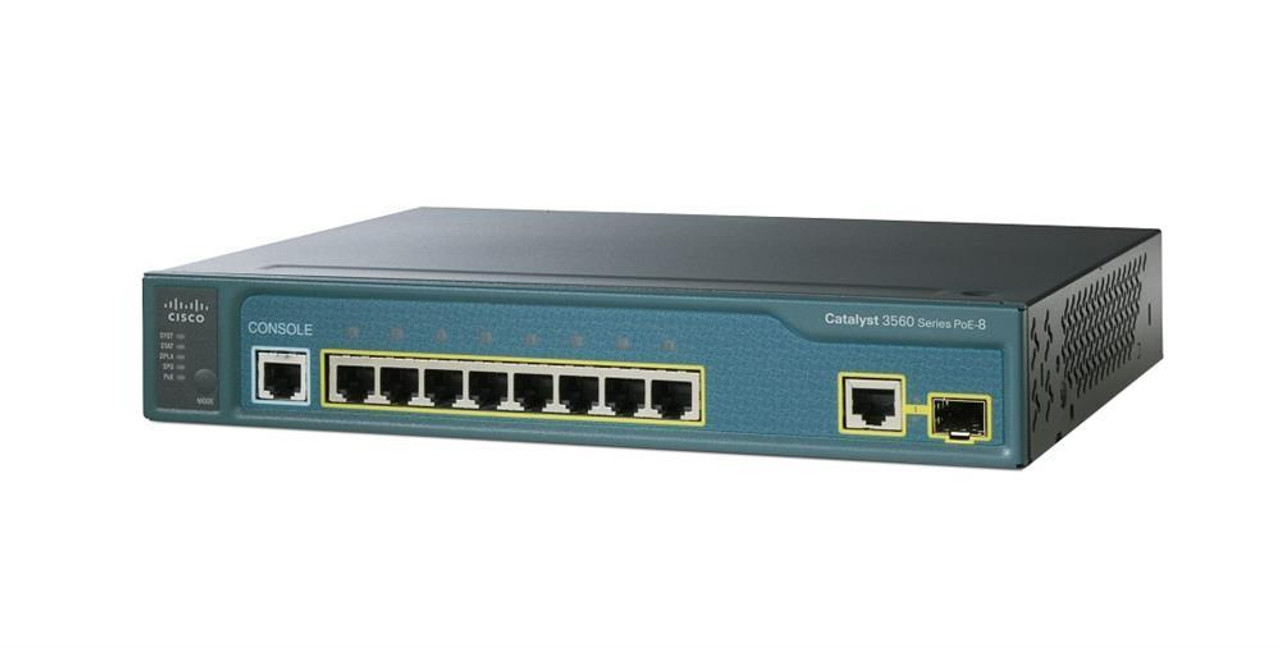 WS-C3560C-8PC-S Cisco Catalyst 3560-C 8 FE PoE 2 Dual-purpose