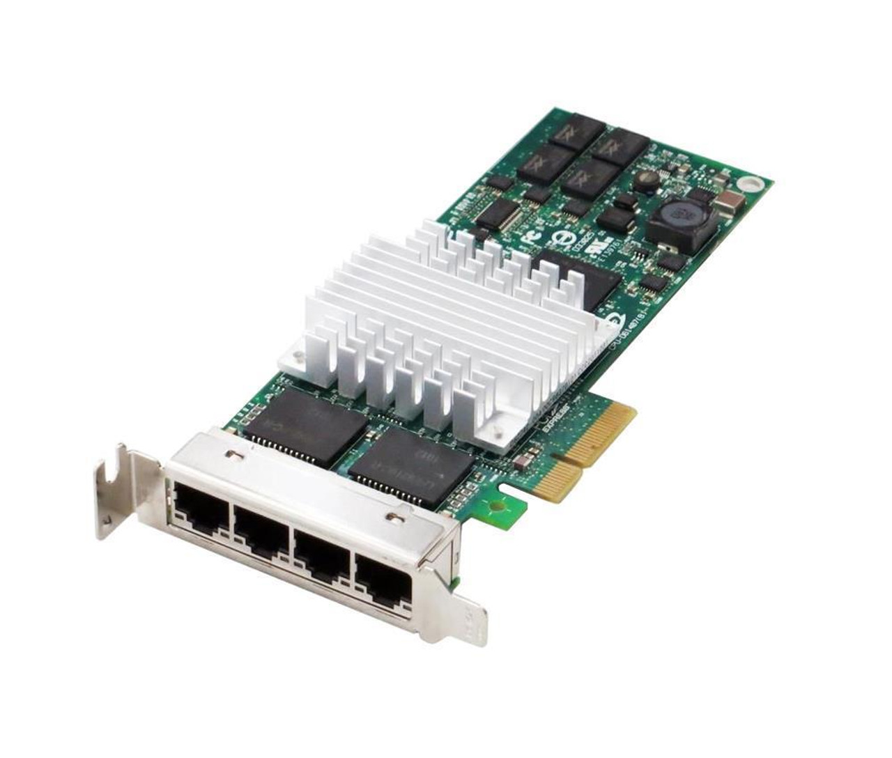 X4446AZ3753481 Sun Quad-Ports RJ-45 1Gbps 10Base-T/100Base-TX/1000Base-T Gigabit Ethernet PCI Express x4 Server Network Adapter