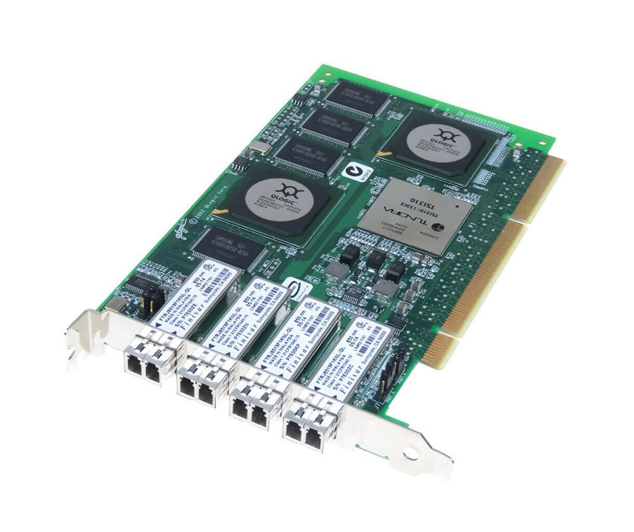 QLA2344-E QLogic StorageWorks 2344F Quad-Ports 2Gbps Fibre Channel PCI-X Host Bus Network Adapter