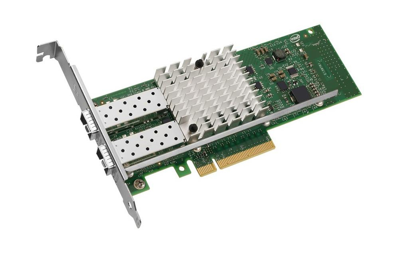 E68793-003 Intel Dual-Ports SFP+ 10Gbps 10 Gigabit Ethernet PCI Express 2.0 x8 Converged Server Network Adapter