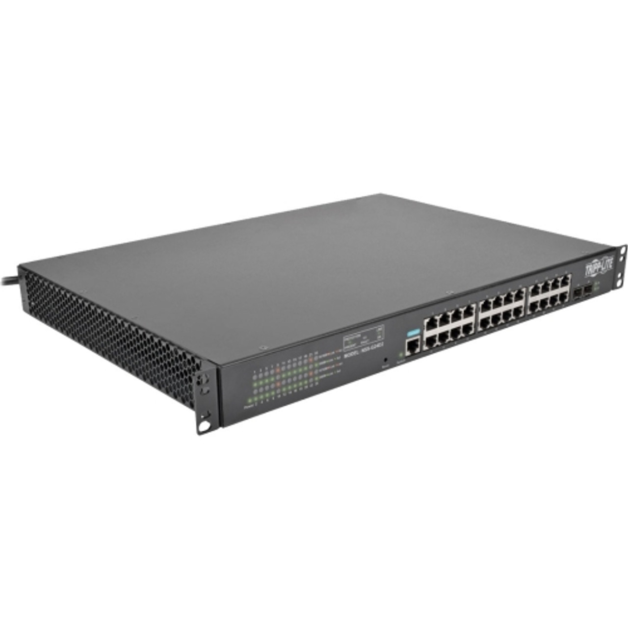 NSS-G24D2 TrippLite 24-Ports SFP 10/100/1000Mbps GbE Layer 2 Managed Switch (Refurbished)