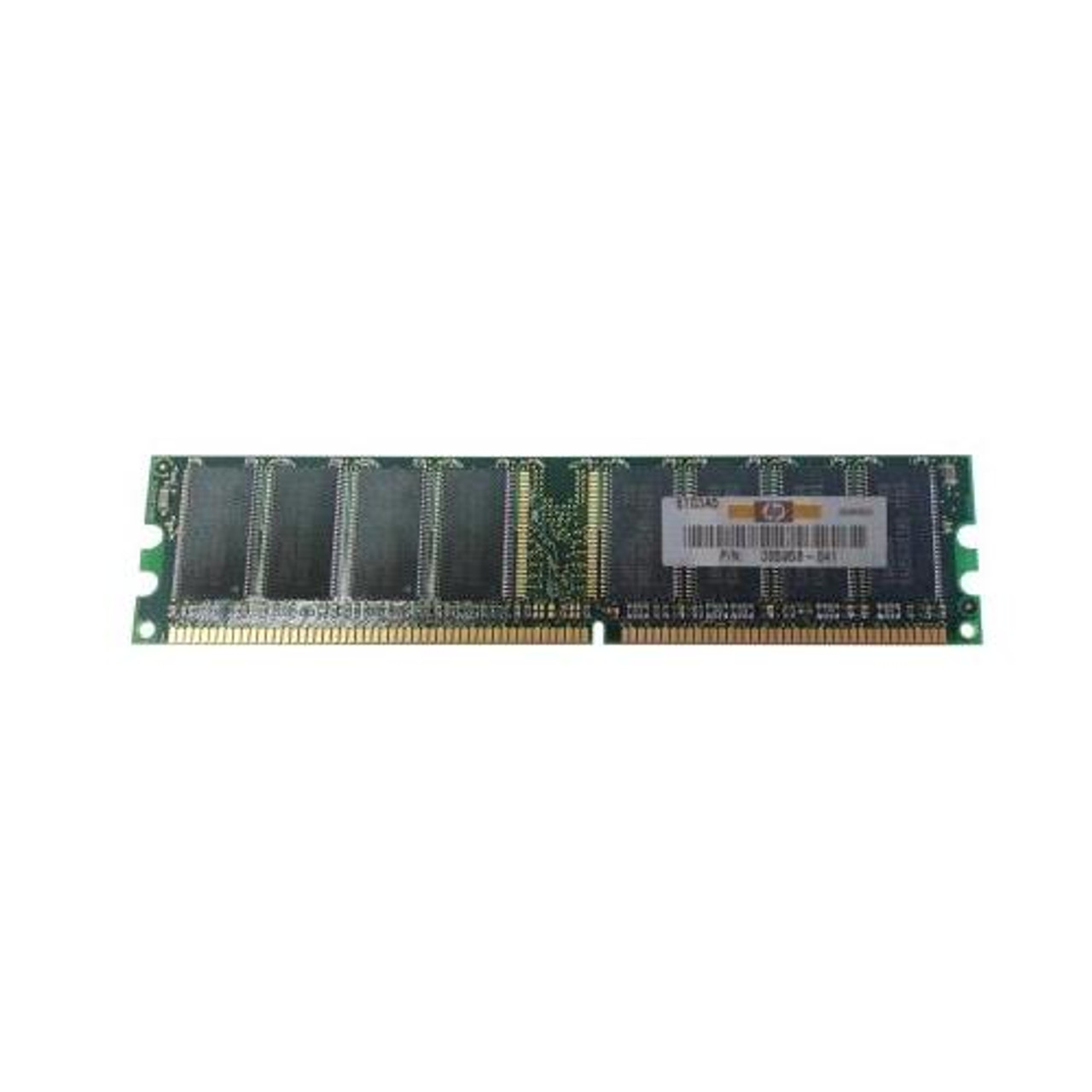 305958-041 HP 512MB PC2700 DDR-333MHz non-ECC Unbuffered CL2.5 184-Pin DIMM 2.5V Memory Module