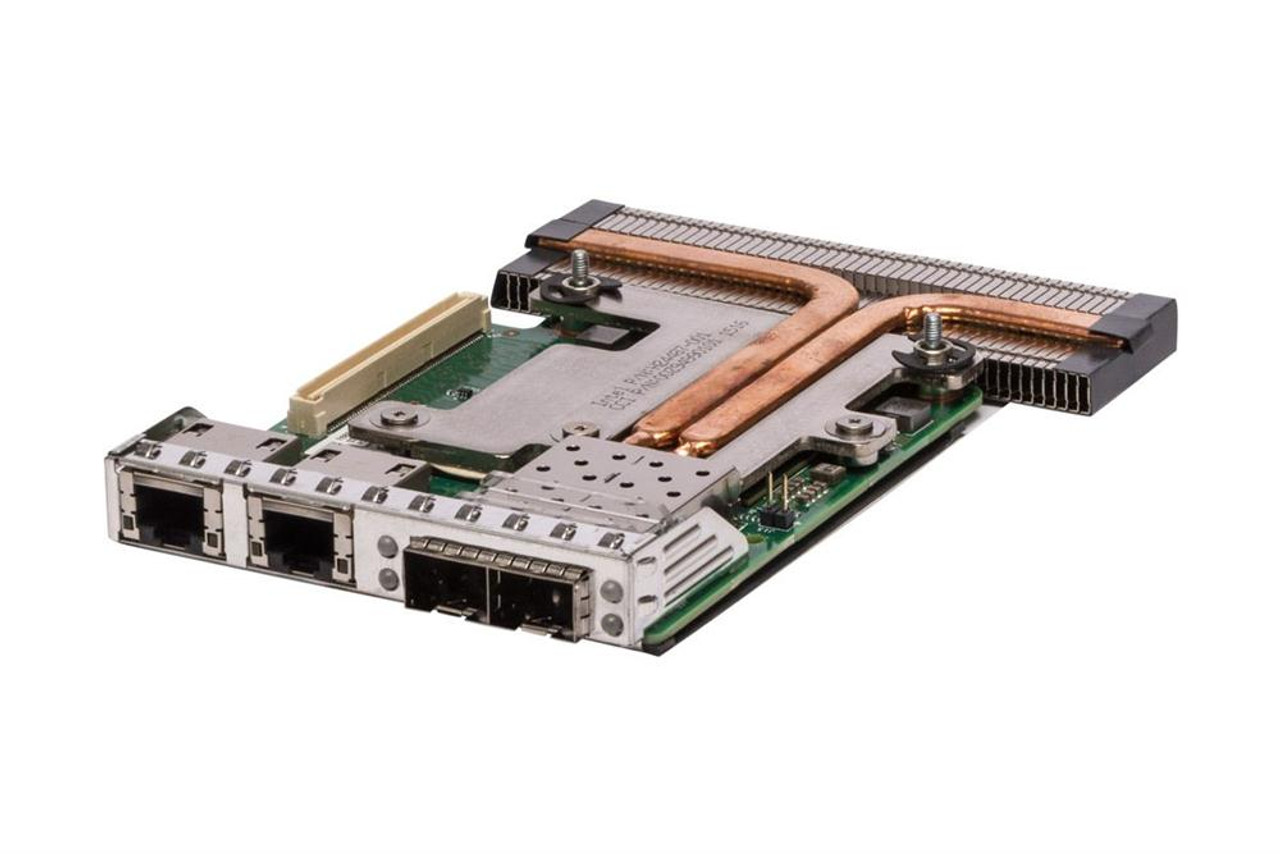 555-BCKO Dell Intel X710 Dual-Ports 10Gbps Direct Aattach SFP+ Converged Low Profile Network Adapter