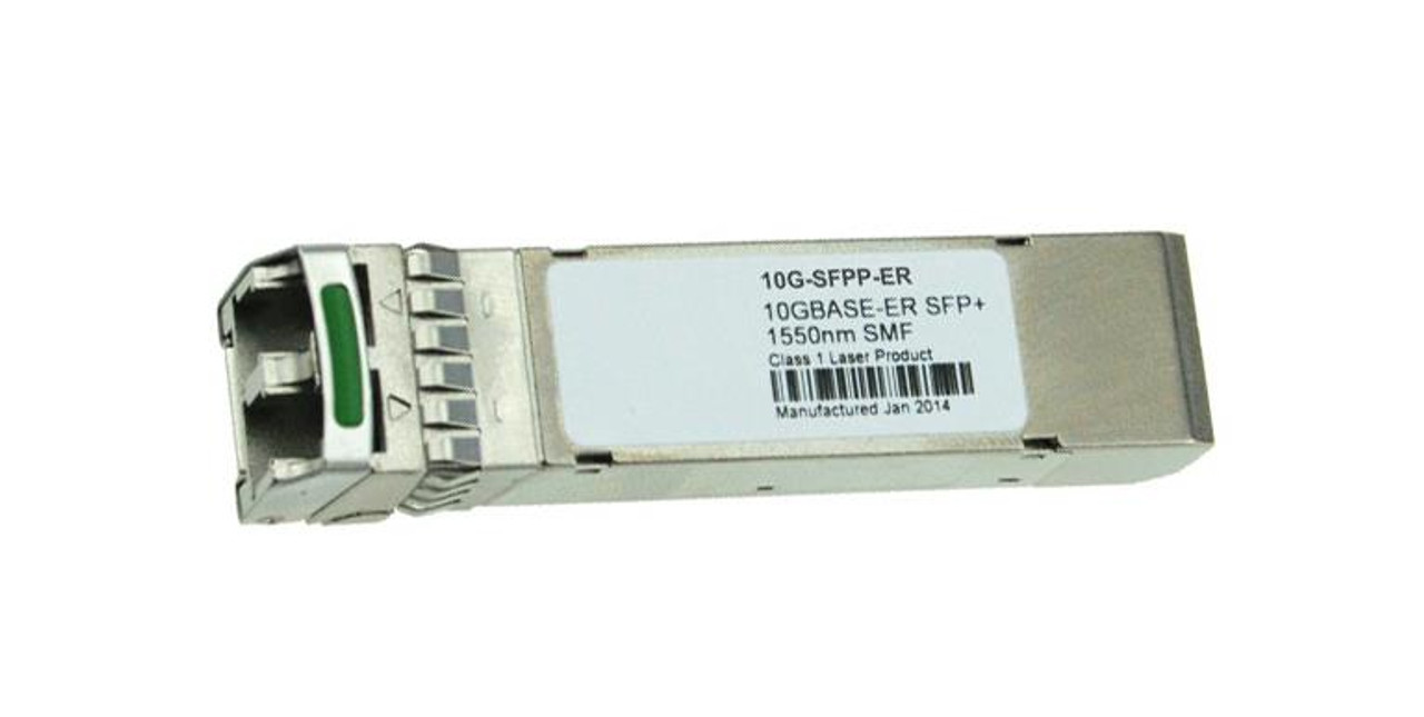 10G-SFPP-ER Brocade 10Gbps 10GBase-ER Single-mode Fiber 40km 1550nm Fibre Channel Duplex LC Connector SFP+ Transceiver Module