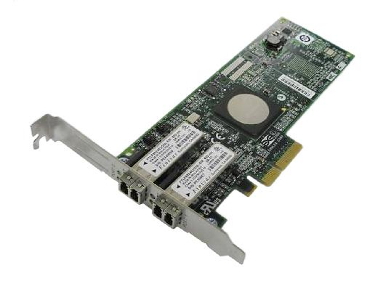 43W7512-06 IBM Dual-Ports LC 4Gbps Fibre Channel PCI Express x4 Low Profile Host Bus Network Adapter by Emulex