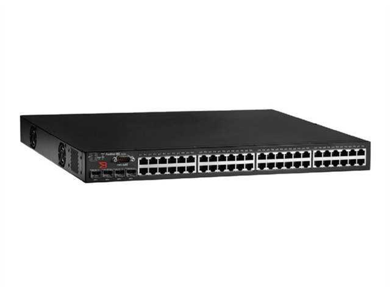 FWS648-POE Brocade FastIron FWS648-POE Stackable Layer 3 Workgroup Switch 4 x SFP (mini-GBIC) Shared 48 x 10/100Base-TX LAN (Refurbished)