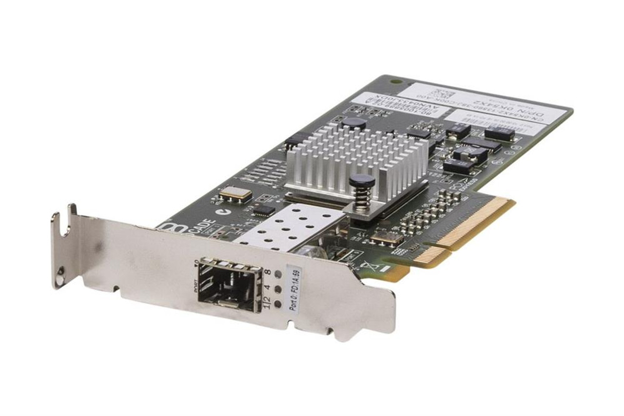 K54X2 Dell Brocade Single-Port SFP+ 8Gbps Fiber Channel PCI Express Host Bus Network Adapter