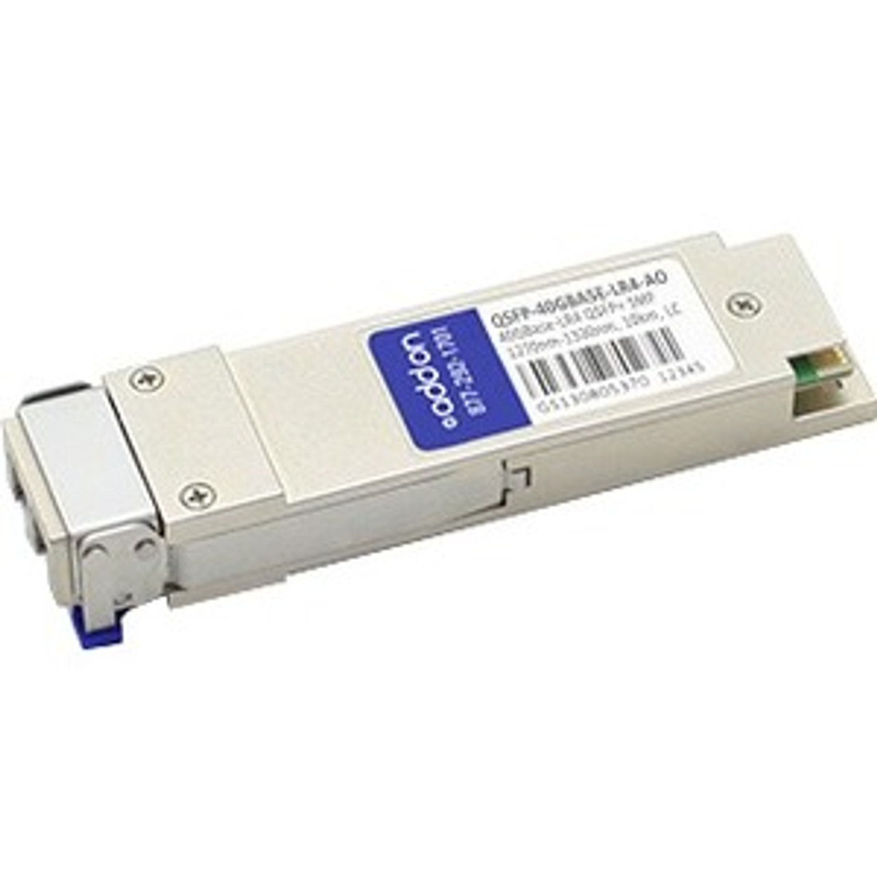 QSFP-40GBASE-LR4-AO AddOn 40Gbps 40GBase-LR4 Single-mode Fiber 10km 1330nm Duplex LC Connector QSFP+ Transceiver Module