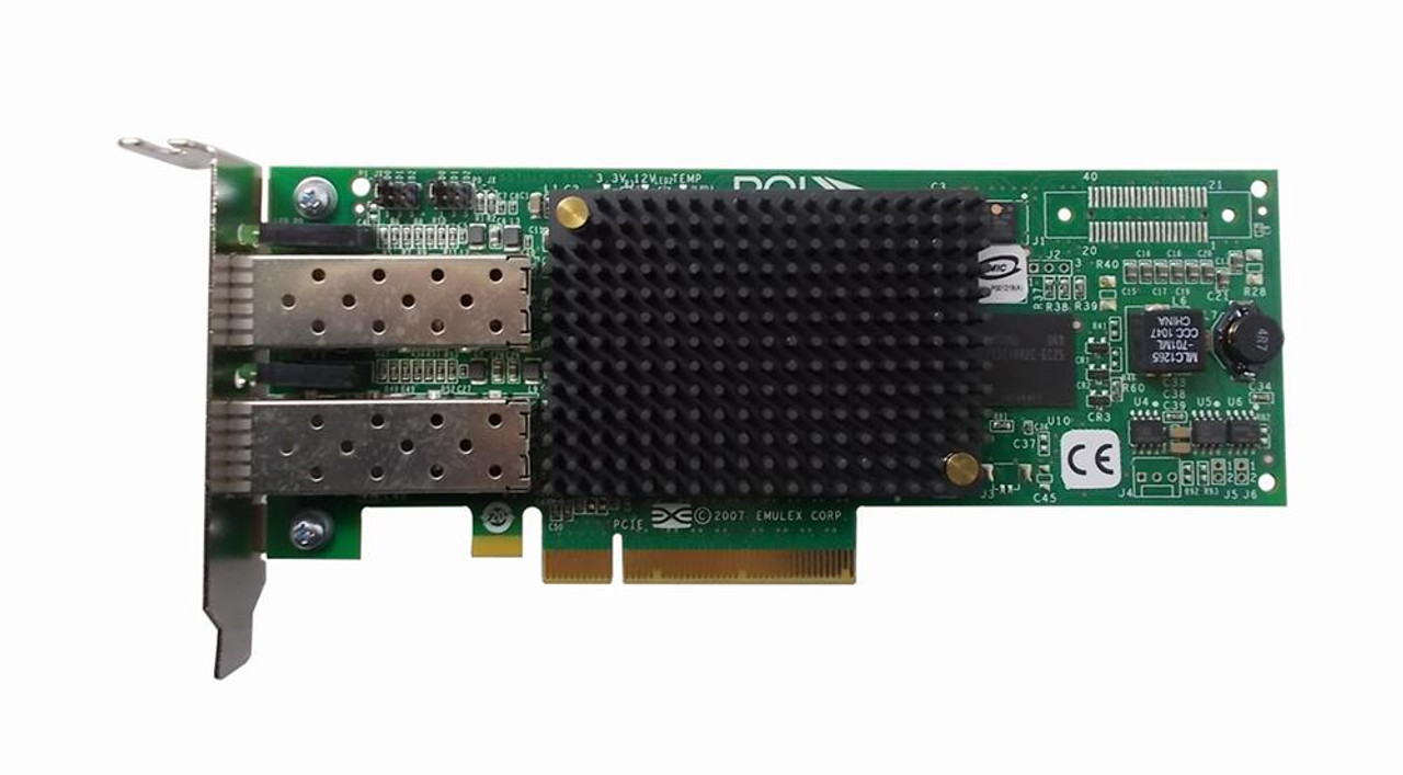 EMU-P001219 Emulex Network 8GB/s PCI Express Dual Port Fibre Channel Express Module Host Bus Adapter