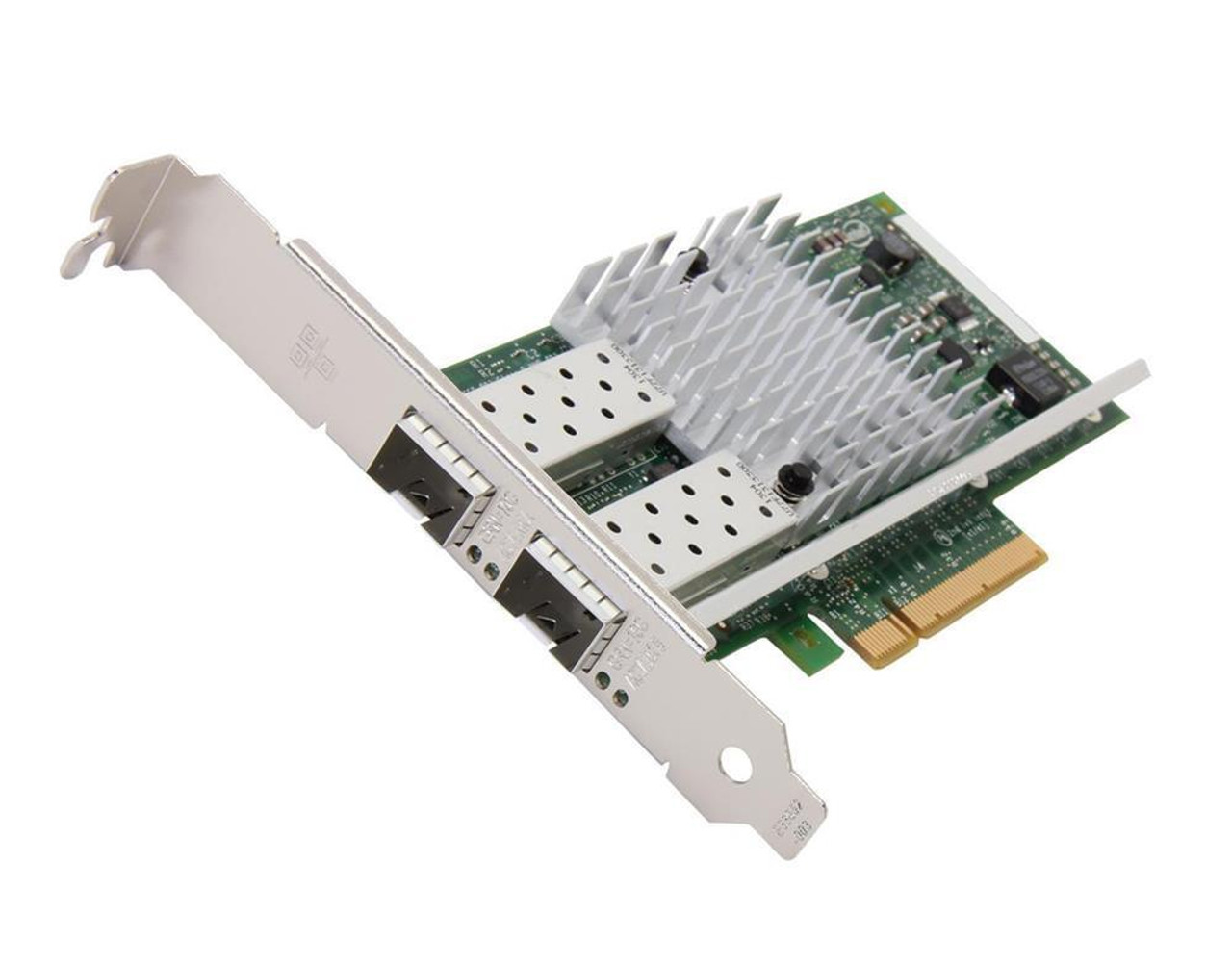 540-BBDW Dell Dual-Ports SFP+ 10Gbps 10 Gigabit Ethernet PCI Express 2.0 x8 Converged Server Network Adapter by Intel