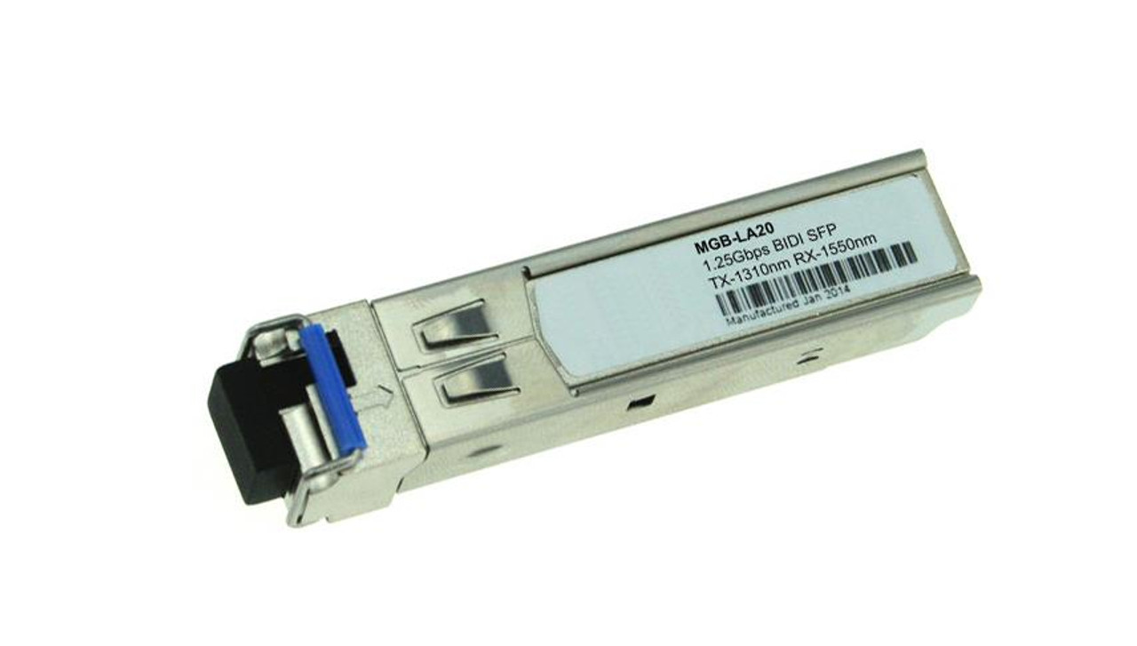 MGB-LA20 Planet Technology 1Gbps 1000Base-BX Single-mode Fiber 20km 1310nm SFP Mini-GBIC Transceiver Module