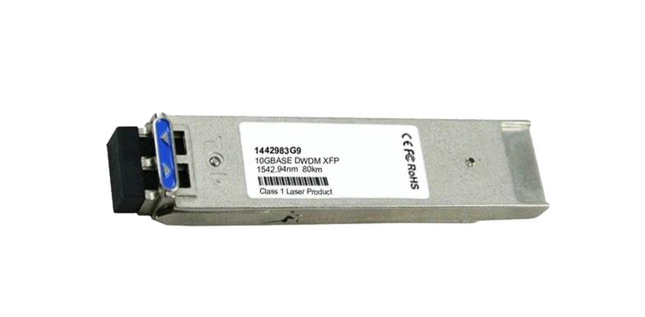 1442983G9 Adtran 10Gbps 10GBase-DWDM Single-mode Fiber 80km 1542.94nm Duplex LC Connector XFP Transceiver Module