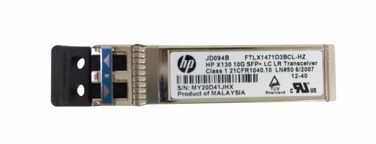 JD094B HP X130 10Gbps 10GBase-LR Single-Mode Fiber 10km 1310nm Duplex LC Connector SFP+ Transceiver Module