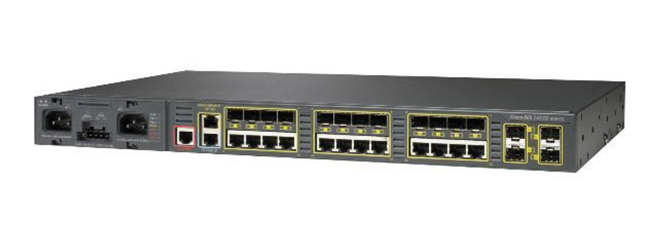 ME-3400EG-12CS-M-W Cisco 12-Ports + 4 Sfps W/ (1) Switch (Refurbished)