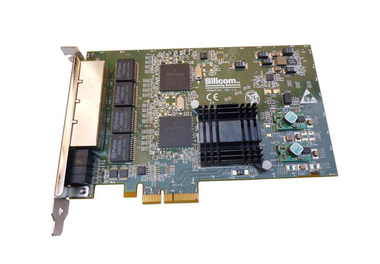 PEXG4 Silicon PCI Express 4 x 10/100/1000 JW Quad Port Network Interface Card