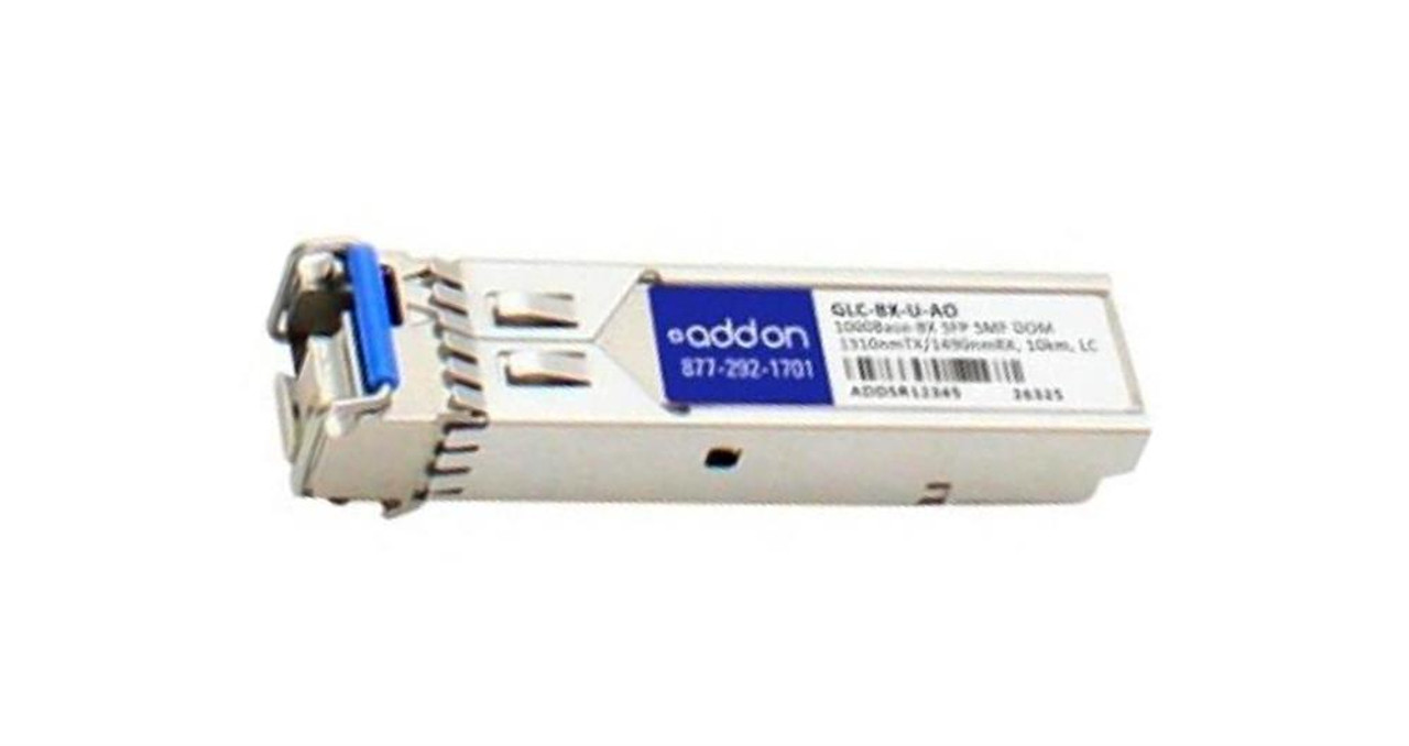 GLCBXUAO ADDONICS 1Gbps 1000Base-BX SFP Mini-GBIC Transceiver Module