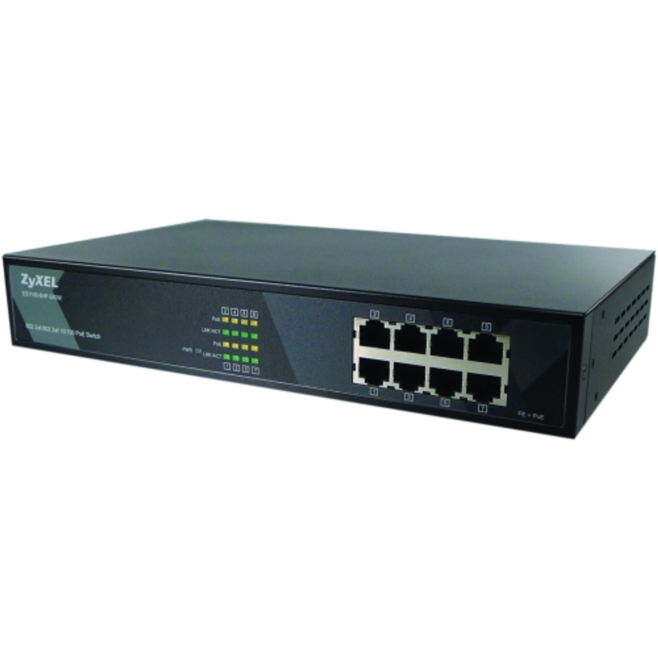 ES1100-8HP-240W ZyXEL 8-Ports 240W PoE+ Switch (Refurbished)