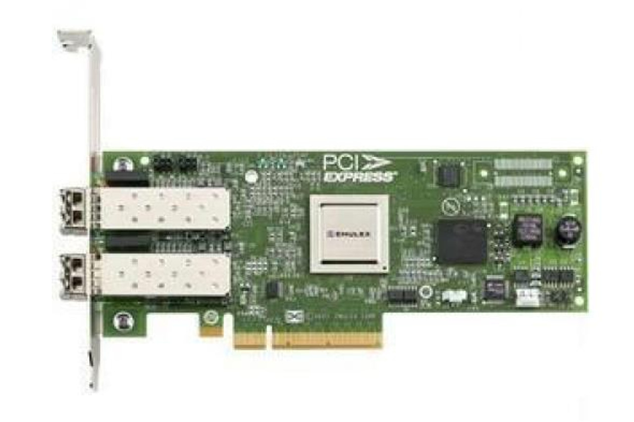 42D0500-02 IBM Dual-Ports 8Gbps Fibre Channel PCI Express x4 Host Bus Network Adapter for System x by Emulex