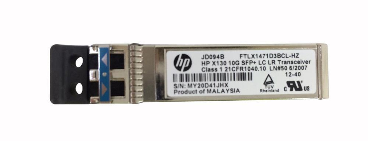 JD094B-FO HP X130 10Gbps 10GBase-LR Single-Mode Fiber 10km 1310nm Duplex LC Connector SFP+ Transceiver Module