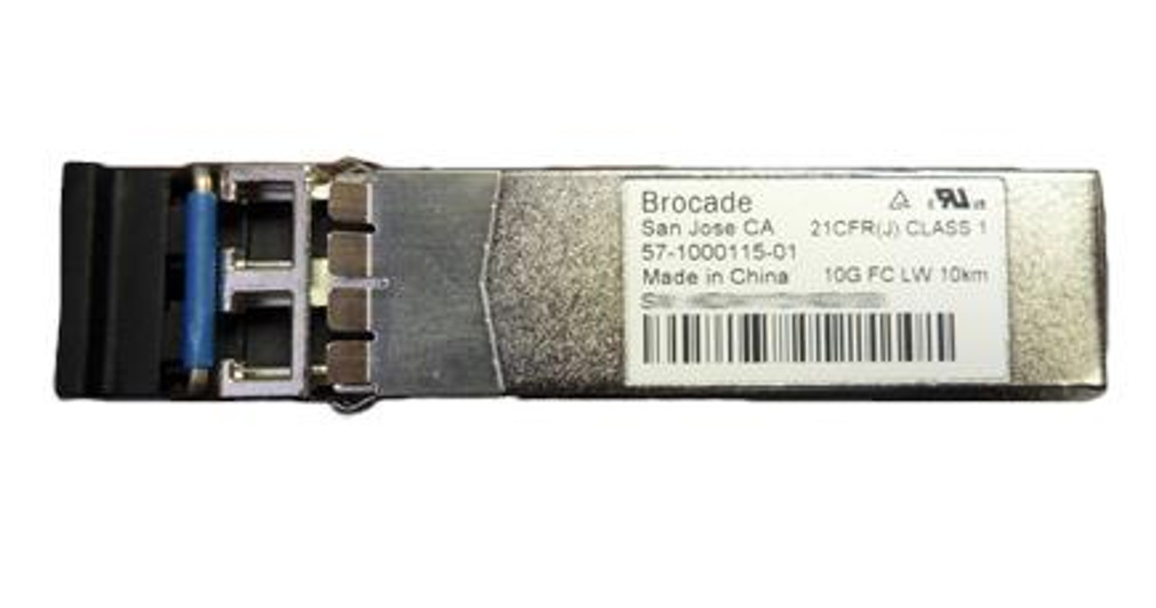 XBR-000217 Brocade 10Gbps 10GBase-LR Fibre Channel Single-mode Fiber 10km 1310nm Duplex LC Connector SFP+ Transceiver Module