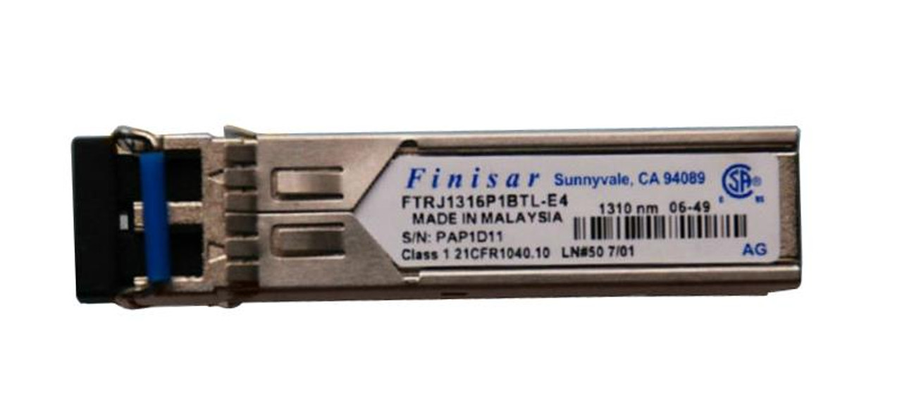 FTRJ1316P1BTL-E4 Finisar 2.125Gbps Single-Mode Fiber Long Wave 10km 1310nm Duplex LC Connector SFP Transceiver Module