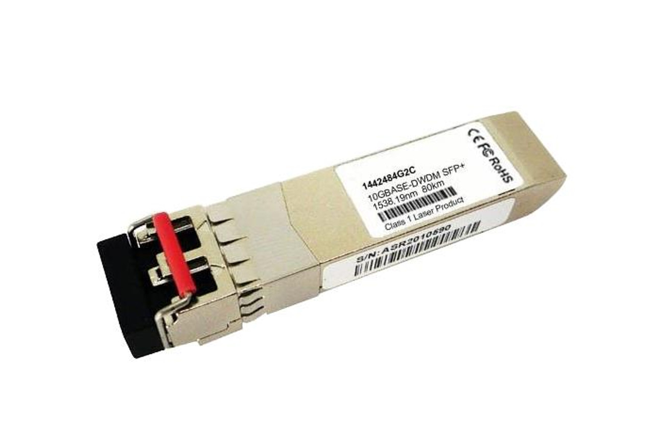 1442484G2C Adtran 10Gbps 10GBase-DWDM Single-mode Fiber 1538.19nm 80km LC Connector SFP+ Transceiver Module