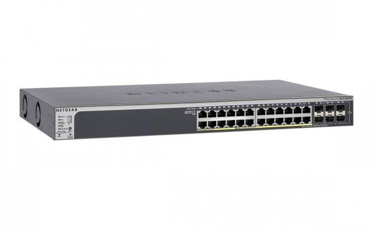 0713024 NetGear ProSafe 24 and 48-Ports 10/100/1000Mbps 2nd Generation Gigabit Stackable Smart Switch (Refurbished)