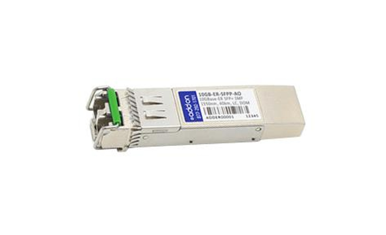 10GBERSFPPAO ADDONICS 10Gbps 10GBase-ER Single-Mode Fiber 40km 1550nm LC Connector SFP+ Transceiver Module