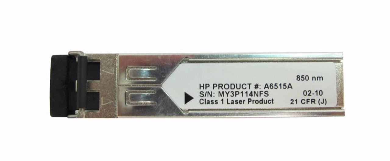 A6515AR HP 1Gbps 1000Base-SX Multi-mode Fiber 550m 850nm Duplex LC Connector SFP Transceiver Module