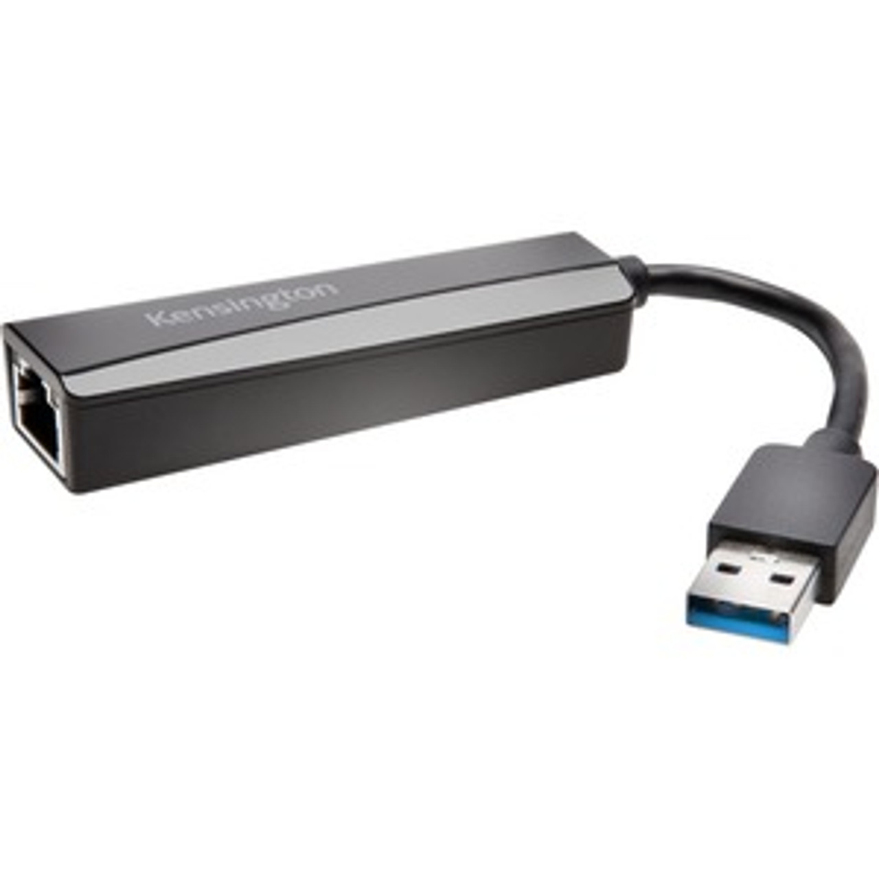 K33981WW Kensington UA0000E USB 3.0 to Gigabit Etherent Adapter (Black)