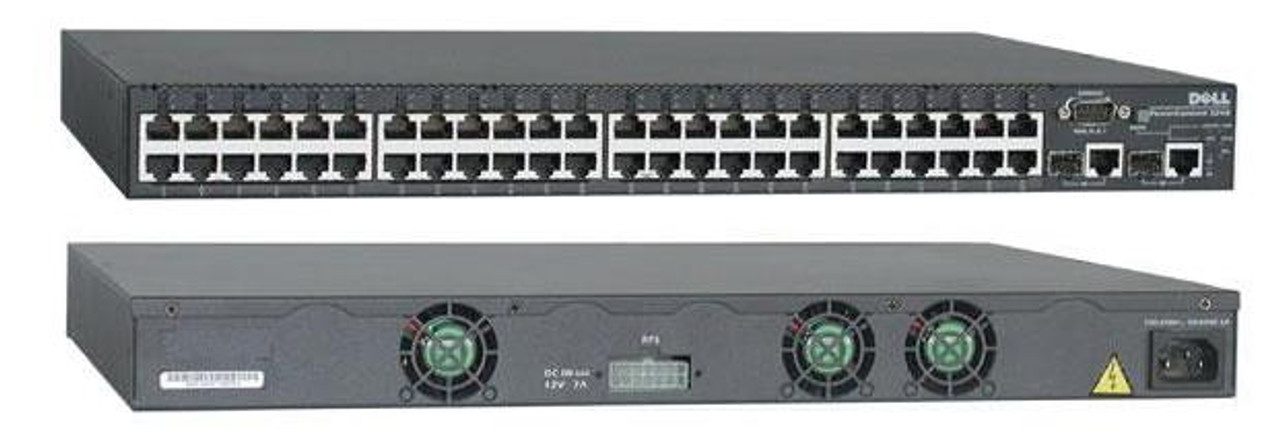 06N552 Dell PowerConnect 3248 48-Ports 10/100 Fast Ethernet Managed Switch (Refurbished)