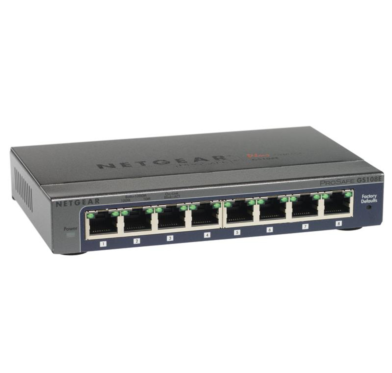 NETNET470 NetGear ProSafe 8-Ports 10/100/1000Mbps Gigabit Ethernet Smart Desktop Switch (Refurbished)