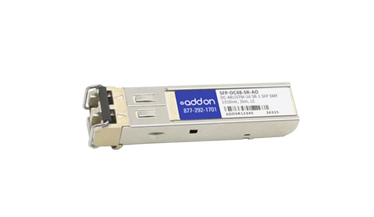 SFPOC48SRAO ADDONICS OC-48 OC-48C-SR Single-Mode Fiber 2km 1310nm LC Connector SFP Transceiver Module Cisco Compatible