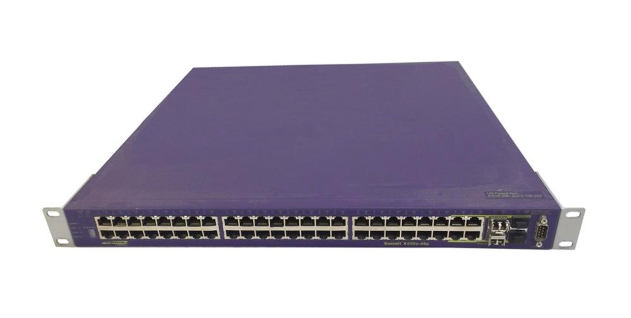 X450E-48P Extreme Networks Summit 16148 48-Ports Gigabit Ethernet SFP Managed Switch (Refurbished)
