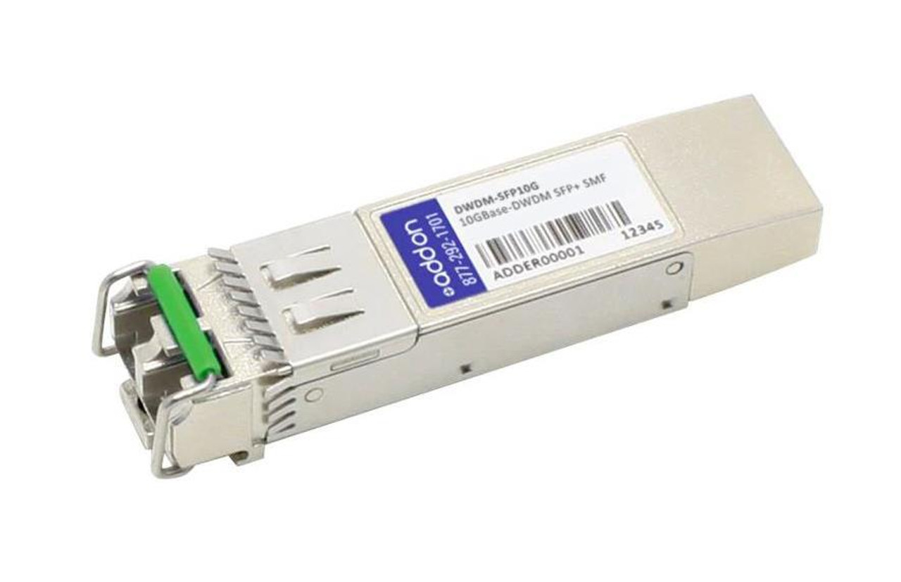 DWDM-SFP10G-50.12-AO AddOn 10Gbps 10GBase-DWDM Single-mode Fiber 80km 1550.12nm Duplex LC Connector SFP+ Transceiver Module for Cisco Compatible